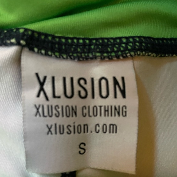 Women's Love Seattle Graphic Leggings - Green and Blue - Picture 5 of 5